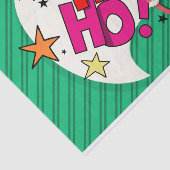 Kerstkerstkerstkerstkerstman "Ho Ho Ho" Tissuepapier (Detail)