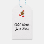 Kerstkerstkerstkerstkerstman in Gingerbrood Cadeaulabel (Achterkant)