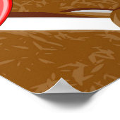 Kerstkerstkerstkerstkerstman in Gingerbrood Poster (Hoek)