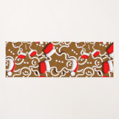 Kerstkerstkerstkerstkerstman in Gingerbrood Yogamat (Voorkant (horizontaal))