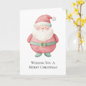 kerstkerstkerstkerstkerstman kaart (Gele Bloem)