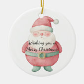 kerstkerstkerstkerstkerstman keramisch ornament (Voorkant)