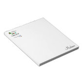 Kerstkerstkerstkerstkerstman komt naar de stad notitieblok (Schuin)