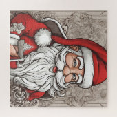 kerstkerstkerstkerstkerstman legpuzzel (Horizontaal)