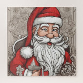 kerstkerstkerstkerstkerstman legpuzzel (Verticaal)