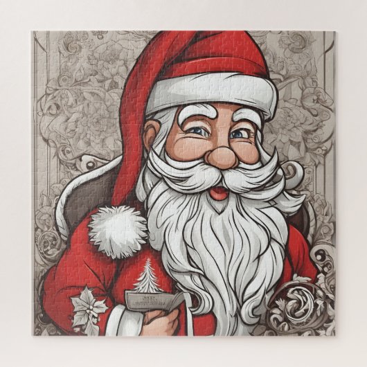 kerstkerstkerstkerstkerstman legpuzzel (Verticaal)