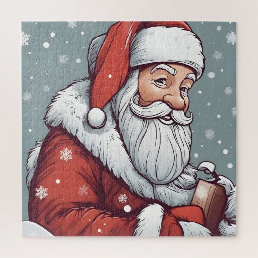 kerstkerstkerstkerstkerstman legpuzzel (Verticaal)