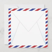 Kerstkerstkerstkerstkerstman Lucht Envelope Birthd Kaart (Achterkant)