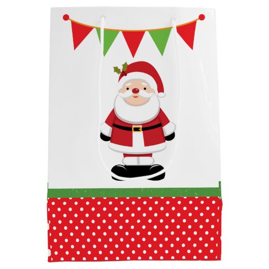 kerstkerstkerstkerstkerstman medium cadeauzakje (Achterkant)