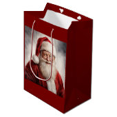 kerstkerstkerstkerstkerstman medium cadeauzakje (Voorkant Gekanteld)
