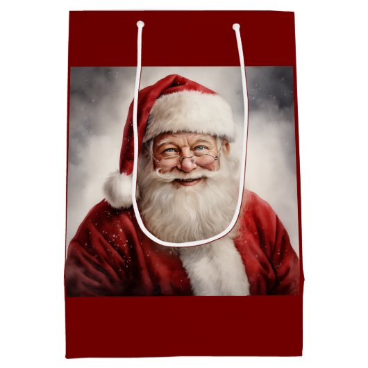 kerstkerstkerstkerstkerstman medium cadeauzakje (Achterkant)
