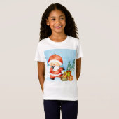 Kerstkerstkerstkerstkerstman met Cadeaus T-shirt (Voorkant volledig)