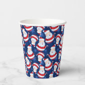 Kerstkerstkerstkerstkerstman met snoepriet en snoe papieren bekers (Achterkant)