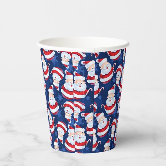 Kerstkerstkerstkerstkerstman met snoepriet en snoe papieren bekers (Rechts)