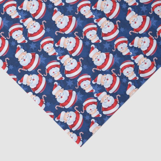 Kerstkerstkerstkerstkerstman met snoepriet en snoe tissuepapier (Detail)