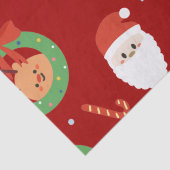 Kerstkerstkerstkerstkerstman met vrienden en snoep tissuepapier (Detail)