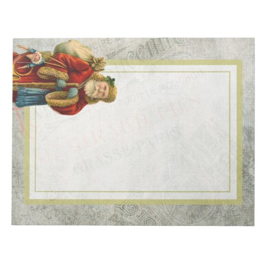 kerstkerstkerstkerstkerstman notitieblok (Voorkant)