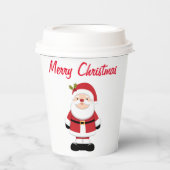 kerstkerstkerstkerstkerstman papieren bekers (Voorkant)