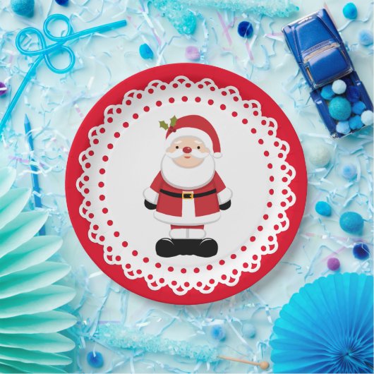 kerstkerstkerstkerstkerstman papieren bordje (Feest)
