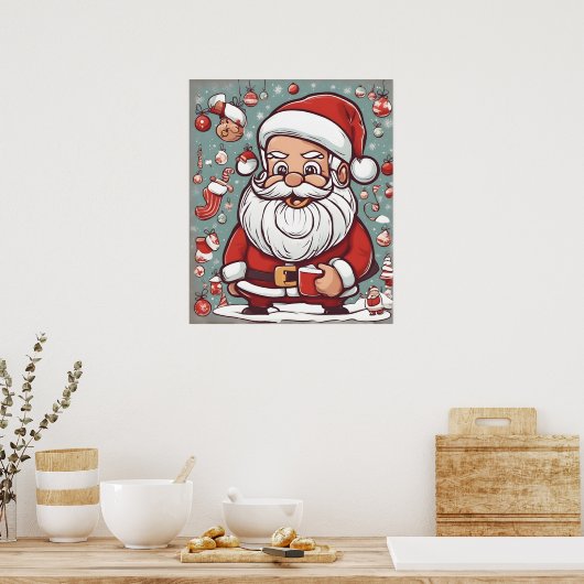kerstkerstkerstkerstkerstman poster (Keuken)