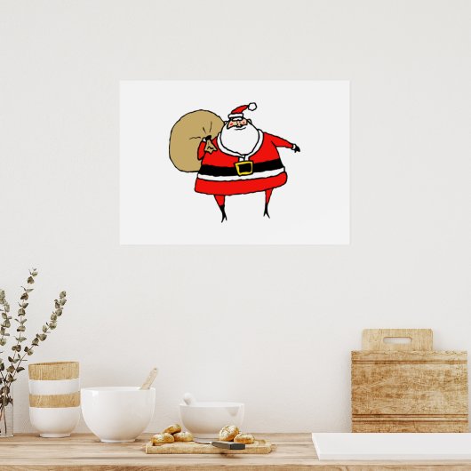kerstkerstkerstkerstkerstman poster (Keuken)