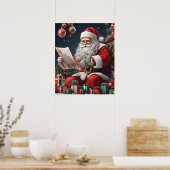 kerstkerstkerstkerstkerstman poster (Keuken)