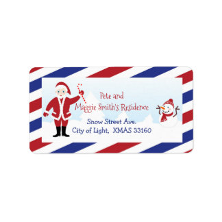 Kerstkerstkerstkerstkerstman — Retouradres Etiket