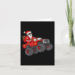 Kerstkerstkerstkerstkerstman Riding Monster Truck  Kaart