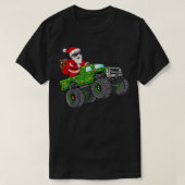 Kerstkerstkerstkerstkerstman Riding Monster Truck T-shirt (Design voorkant)