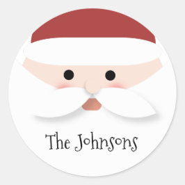 kerstkerstkerstkerstkerstman ronde sticker