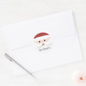 kerstkerstkerstkerstkerstman ronde sticker (Envelop)