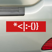 Kerstkerstkerstkerstkerstmanie Bumpersticker (Op auto)