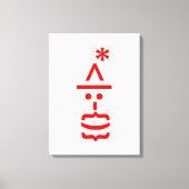 Kerstkerstkerstkerstkerstmanie Canvas Afdruk (Voorkant)