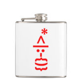 Kerstkerstkerstkerstkerstmanie Heupfles (Voorkant)