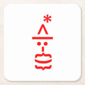 Kerstkerstkerstkerstkerstmanie Kartonnen Onderzetters (Voorkant)