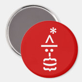 Kerstkerstkerstkerstkerstmanie Magneet (Voorkant / Achterkant)