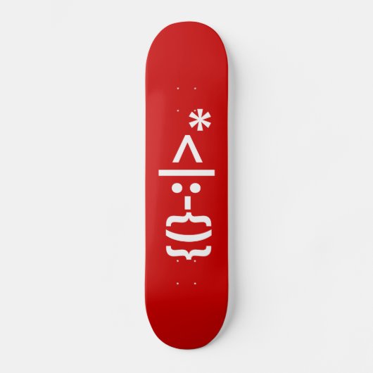 Kerstkerstkerstkerstkerstmanie Persoonlijk Skateboard (Voorkant)