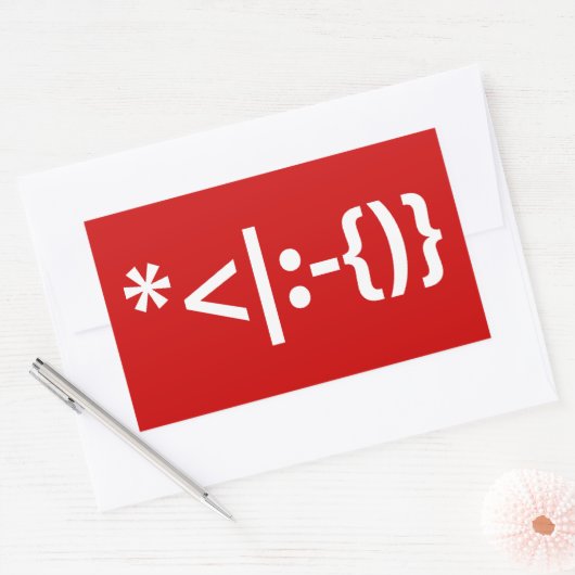 Kerstkerstkerstkerstkerstmanie Rechthoekige Sticker (Envelop)