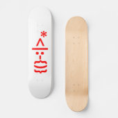 Kerstkerstkerstkerstkerstmanie Skateboard (Voorkant)