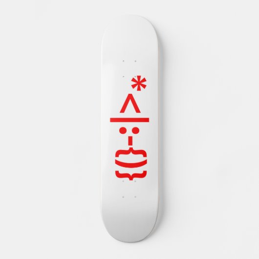 Kerstkerstkerstkerstkerstmanie Skateboard (Voorkant)