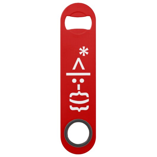 Kerstkerstkerstkerstkerstmanie Speed Flessenopener (Achterkant)