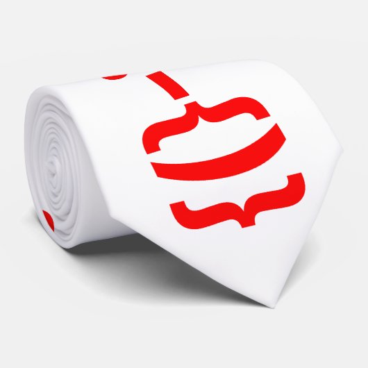 Kerstkerstkerstkerstkerstmanie Stropdas (Opgerold)