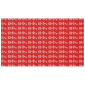 Kerstkerstkerstkerstkerstmanie Tafelkleed (Voorkant (Horizontaal))