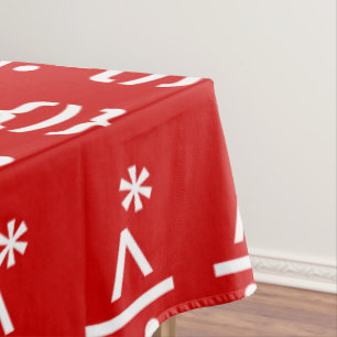 Kerstkerstkerstkerstkerstmanie Tafelkleed