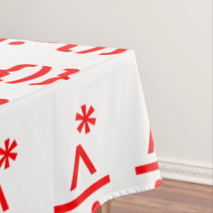 Kerstkerstkerstkerstkerstmanie Tafelkleed