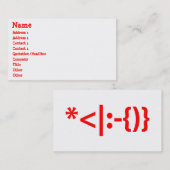 Kerstkerstkerstkerstkerstmanie Visitekaartje (Voorkant / Achterkant)