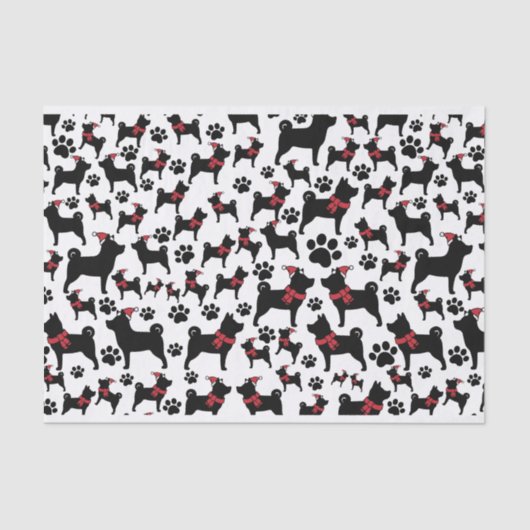 Kerstkerstkerstkerstkerstmankogels Tissuepapier (Voorkant)