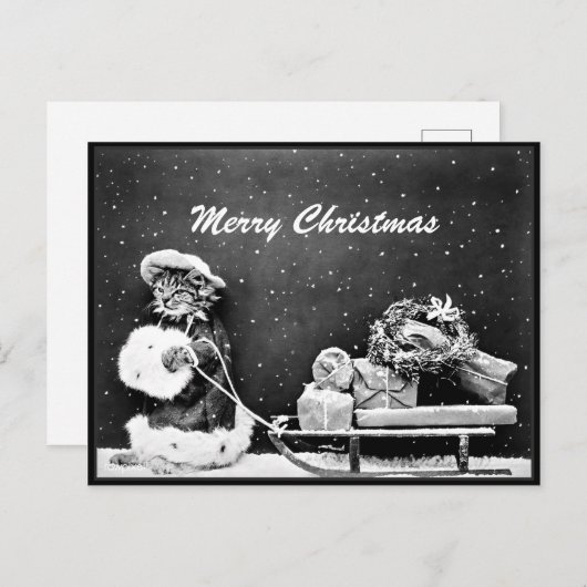 Kerstkerstkerstkerstkerstmis Briefkaart (Voorkant / Achterkant)