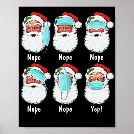 Kerstkerstkerstkerstkerstmis met missen Quarantine Poster (Voorkant)