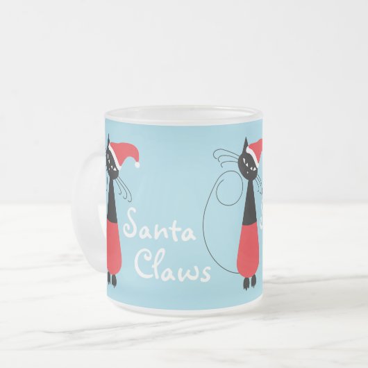 Kerstkerstkerstkerstkerstmis, Mok met glazen koffi (Voorkant links)